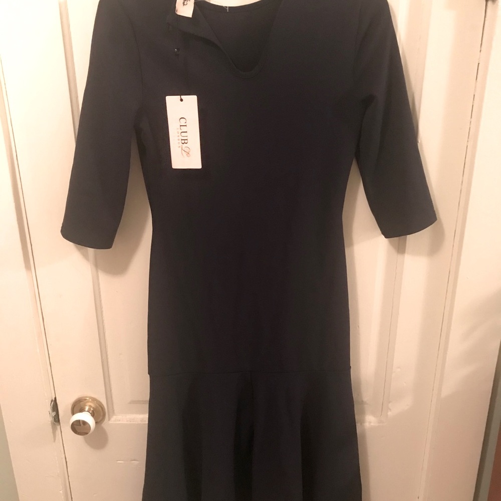 Beautiful black dress with flare
